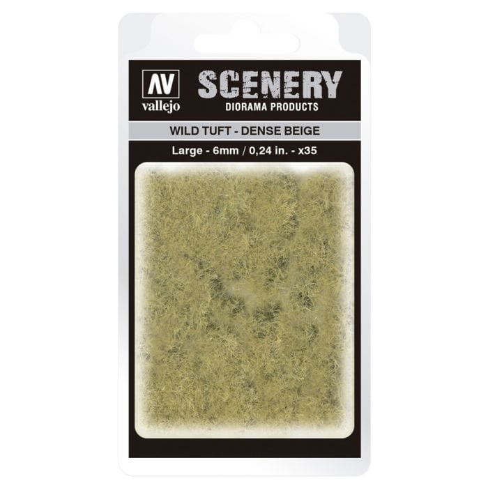 Vallejo Miniature Accessories and Tools Vallejo Scenery: Wild Tuft: Dense Beige: Large