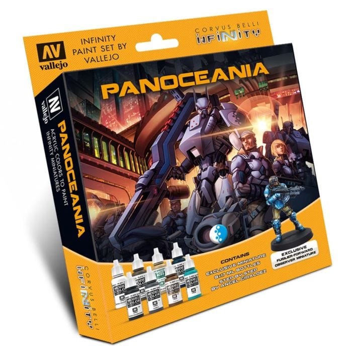 Vallejo Model Color: Infinity Panoceania Exclusive Miniature Paint Set (8) - Lost City Toys