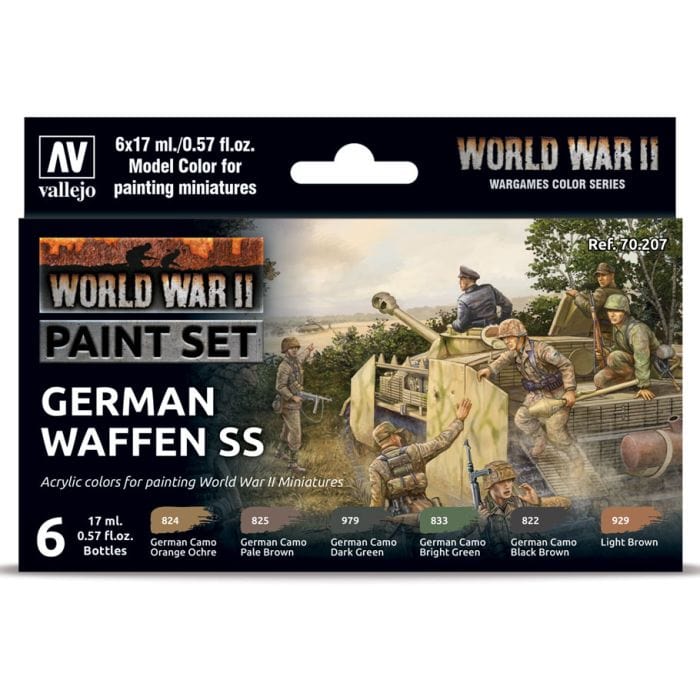 Vallejo Model Color: WWII German Waffen SS (6) - Lost City Toys