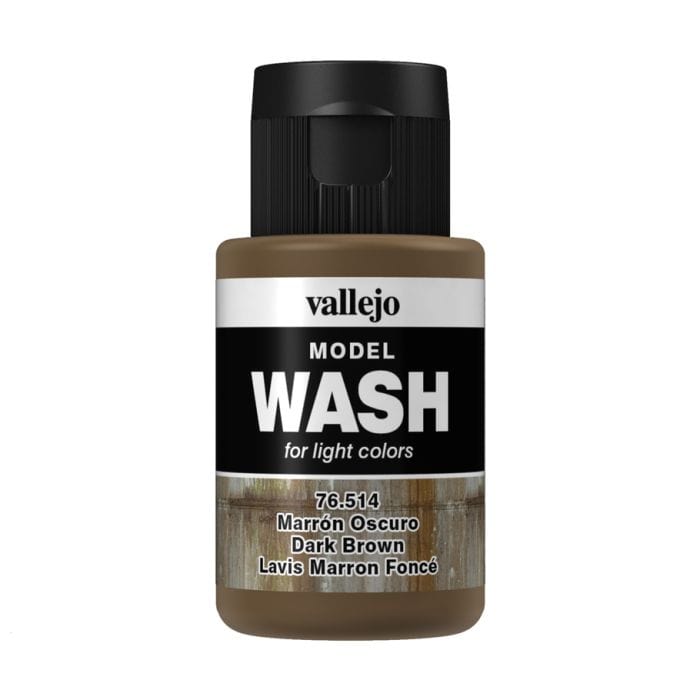 Vallejo MW: Wash: Dark Brown 35ml - Lost City Toys