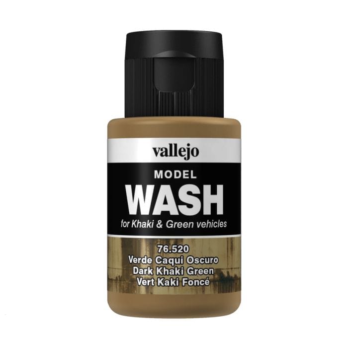 Vallejo MW: Wash: Dark Khaki Green 35ml - Lost City Toys