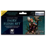 Vallejo Paints and Brushes Vallejo Fantasy-Pro: Fairy Flesh Set (8)