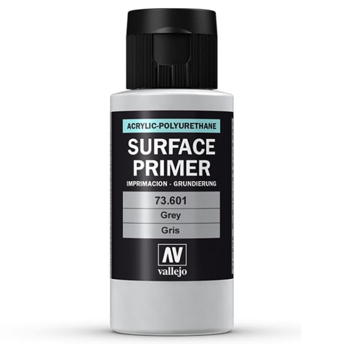 Vallejo Surface Primer: Grey 60ml - Lost City Toys