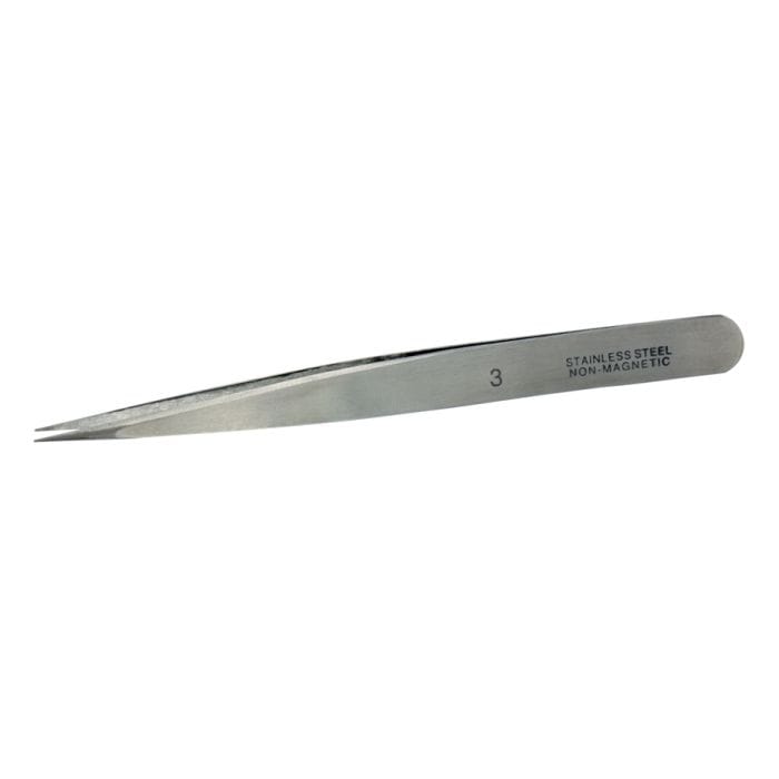 Vallejo Tool: #3 Stainless Steel Tweezers - Lost City Toys