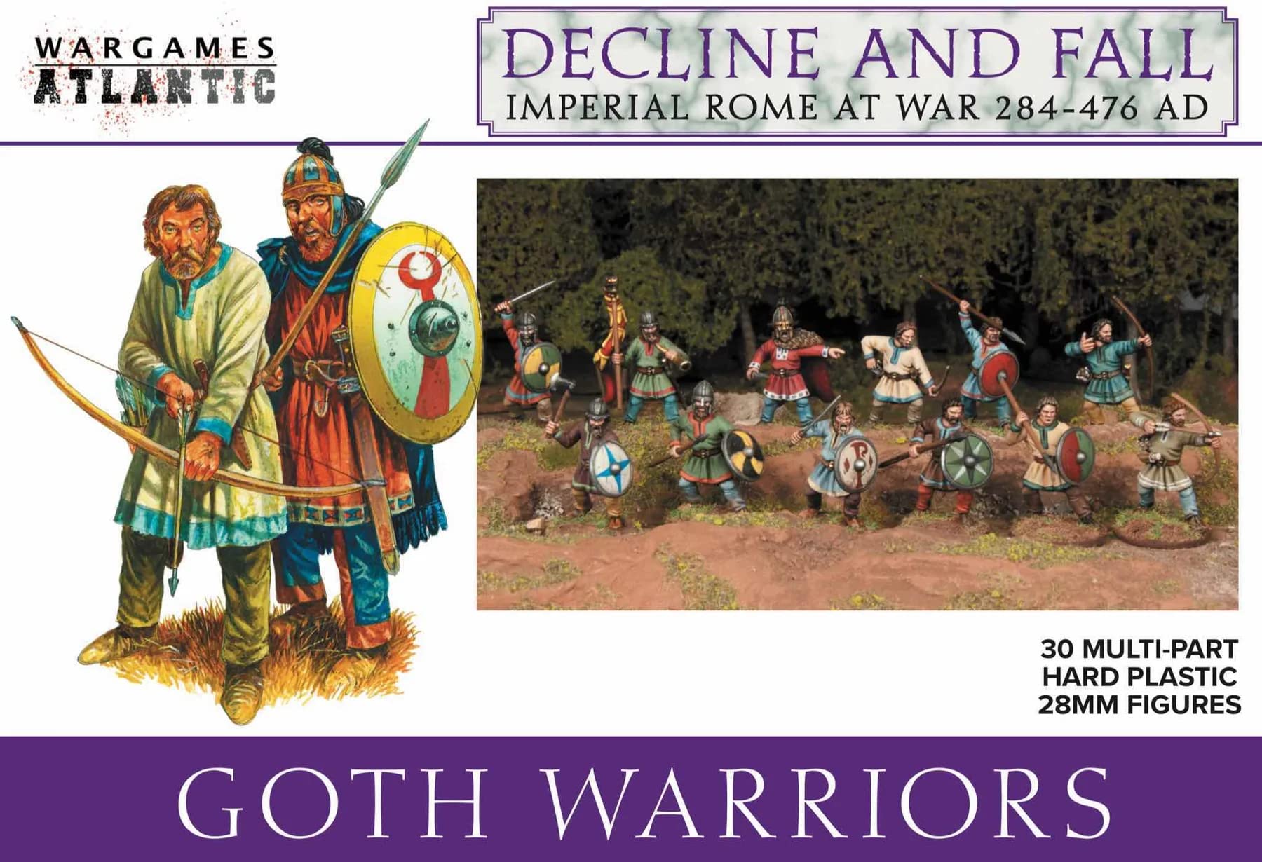 Wargames Atlantic Decline and Fall: Goth Warriors - Lost City Toys