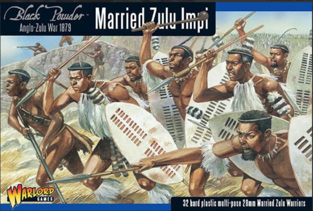 Warlord Games Black Powder: Anglo Zulu War Married Zulu Impi - Lost City Toys