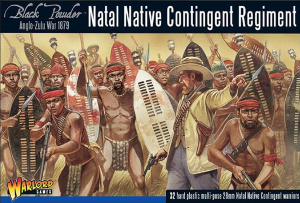 Warlord Games Black Powder: Anglo Zulu War Natal Native Contingent Regiment - Lost City Toys
