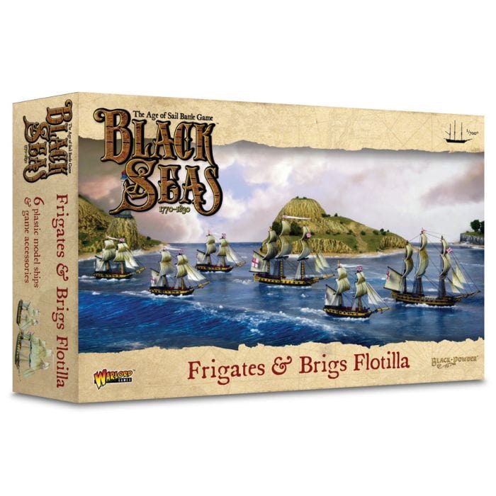 Warlord Games Black Seas: Frigates & Brigs Flotilla - Lost City Toys