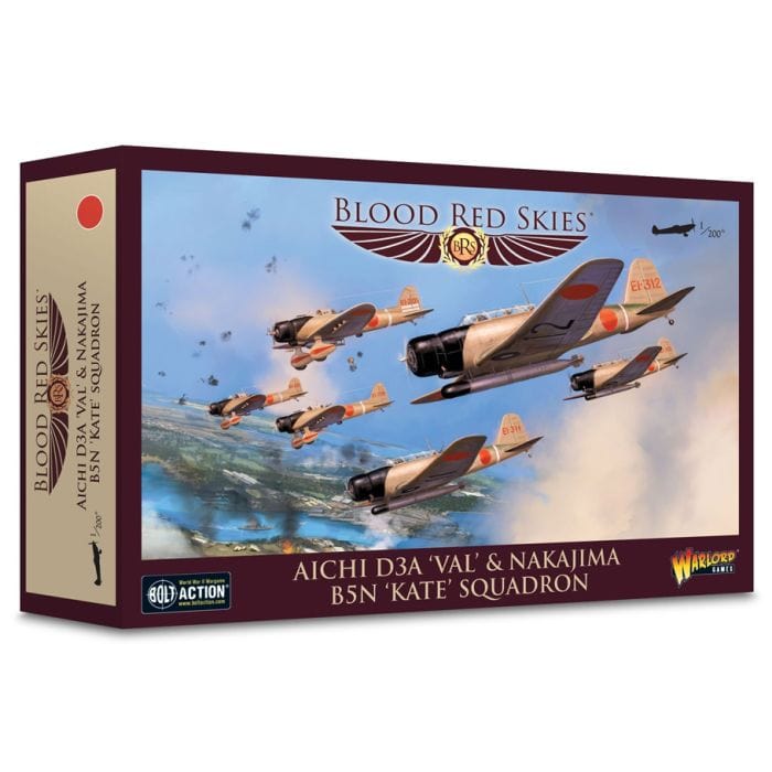 Warlord Games Blood Red Skies: Aichi D3A & Nakajima B5N squadron - Lost City Toys