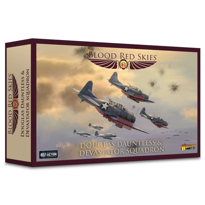 Warlord Games Blood Red Skies: Douglas Dauntless & Devastator squad - Lost City Toys