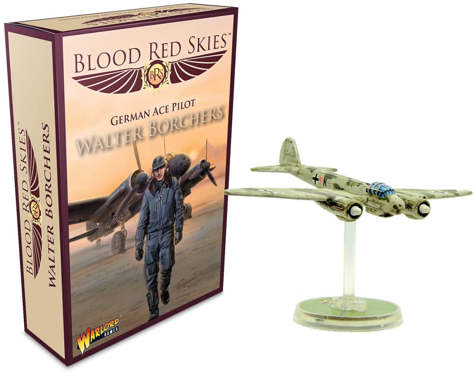 Warlord Games Blood Red Skies: German Ace Pilot - Walter Borchers - Lost City Toys
