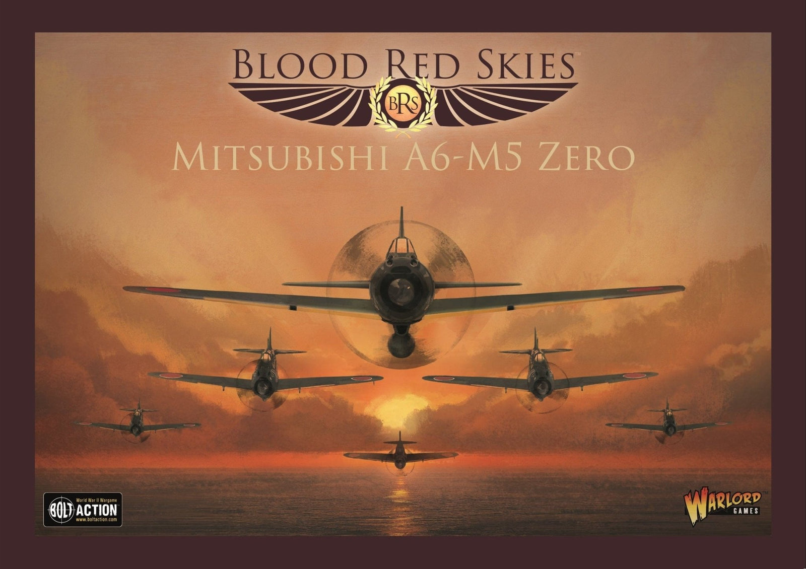 Warlord Games Blood Red Skies: Japanese A6MX `Zero - Sen` - 6 Planes - Lost City Toys