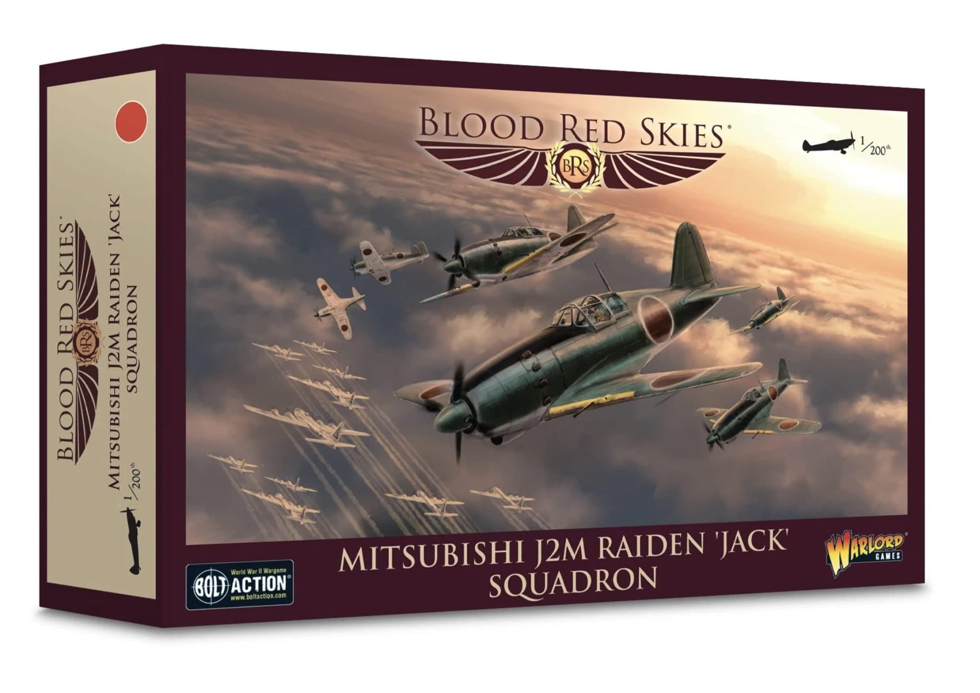 Warlord Games Blood Red Skies: Mitsubishi j2M Raiden `Jack` Squadron - Lost City Toys
