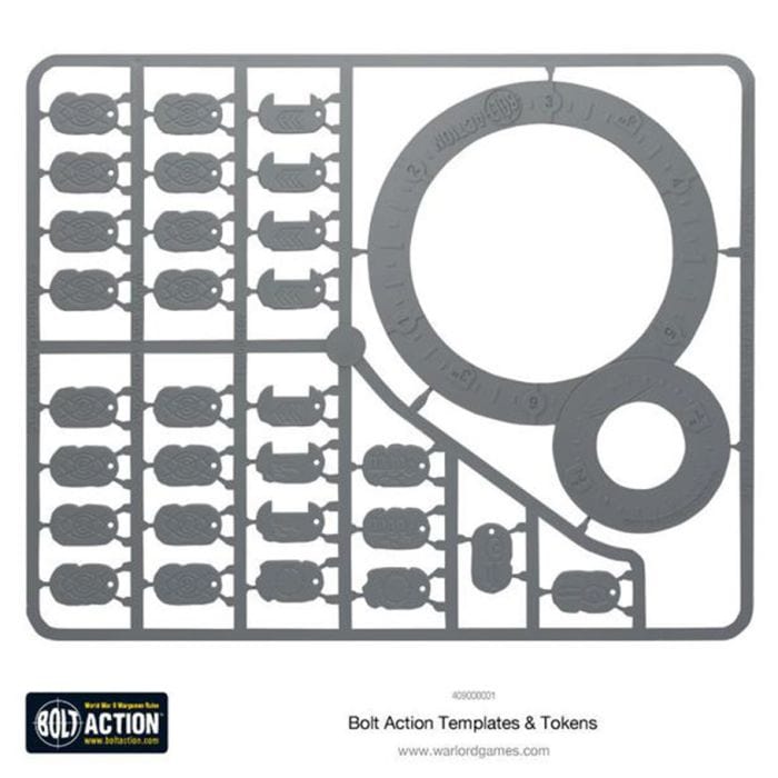 Warlord Games Bolt Action 2nd Edition: Templates - Lost City Toys