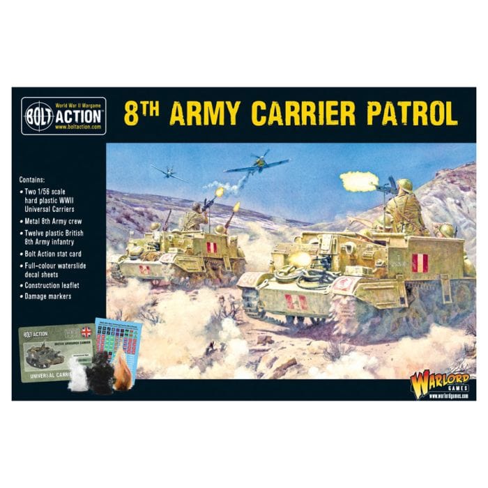 Warlord Games Bolt Action: 8th Army Carrier Patrol - Lost City Toys