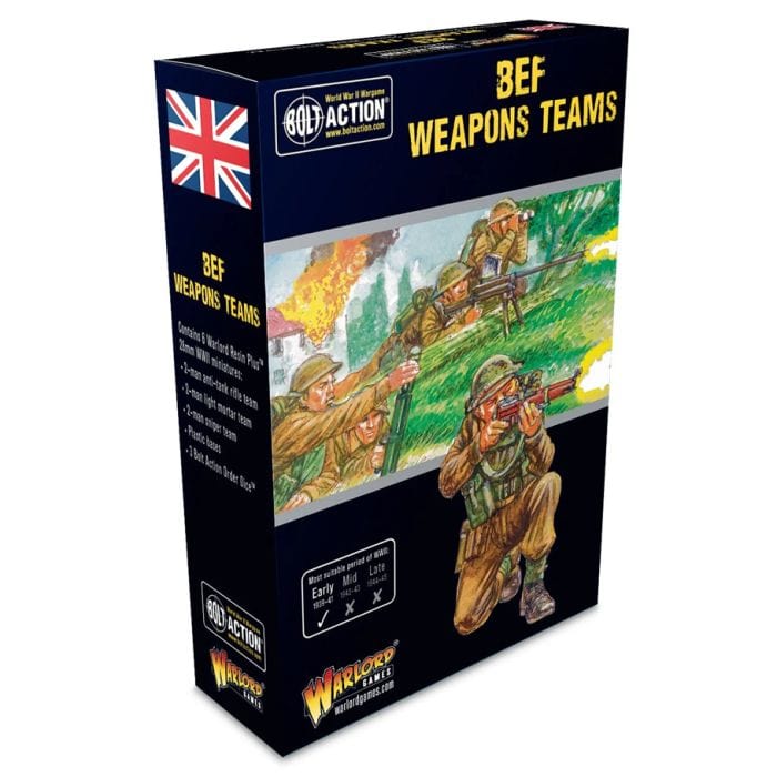 Warlord Games Bolt Action: BEF Weapons Teams - Lost City Toys
