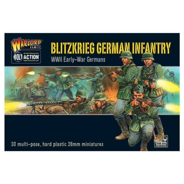 Warlord Games Bolt Action: Blitzkrieg German Infantry plastic boxed set - Lost City Toys