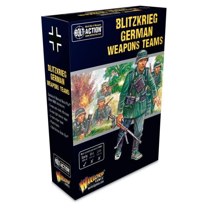 Warlord Games Bolt Action: Blitzkrieg German Weapons Teams - Lost City Toys