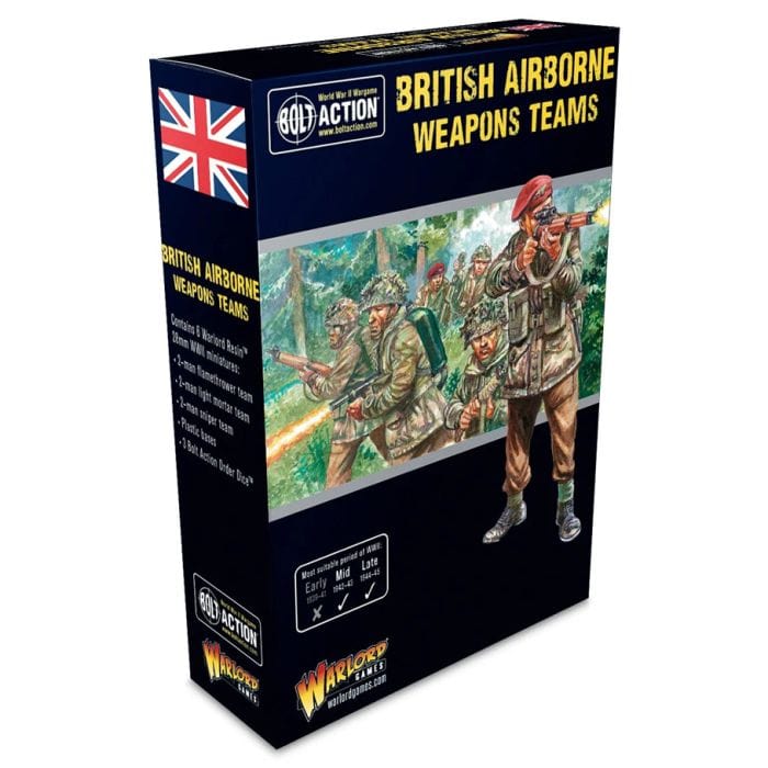 Warlord Games Bolt Action: British Airborne Weapons Teams - Lost City Toys