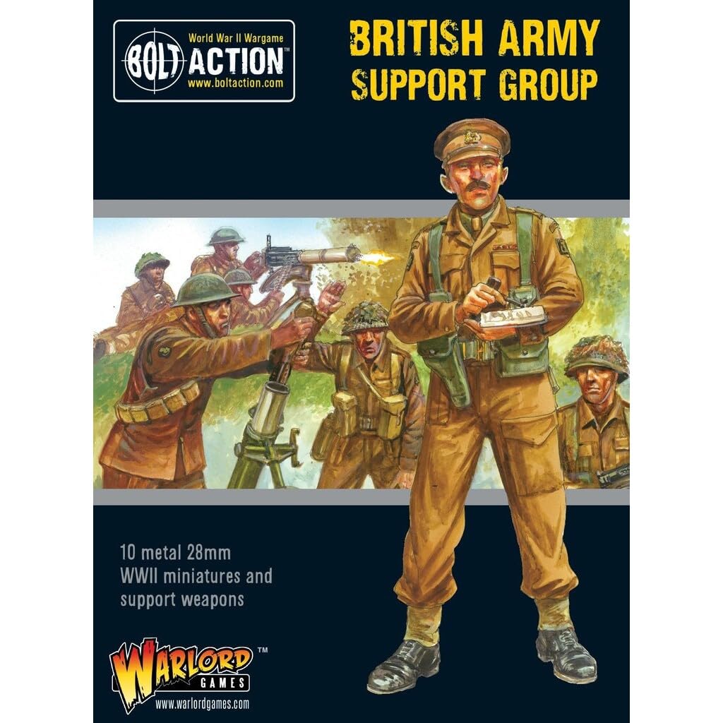 Warlord Games Bolt Action: British Army Support Group - Lost City Toys