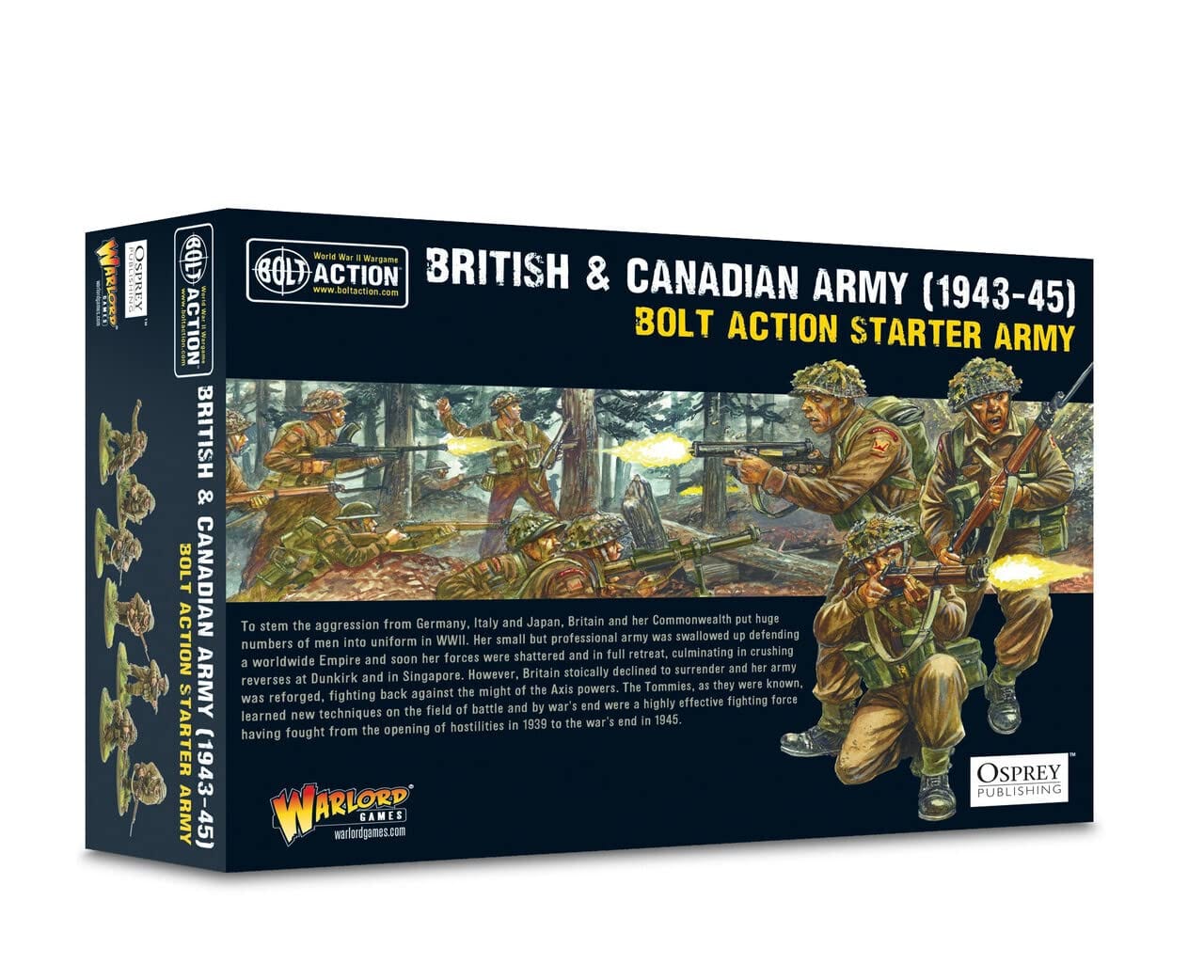 Warlord Games Bolt Action: British & Canadian Starter Army (1943 - 1945) - Lost City Toys