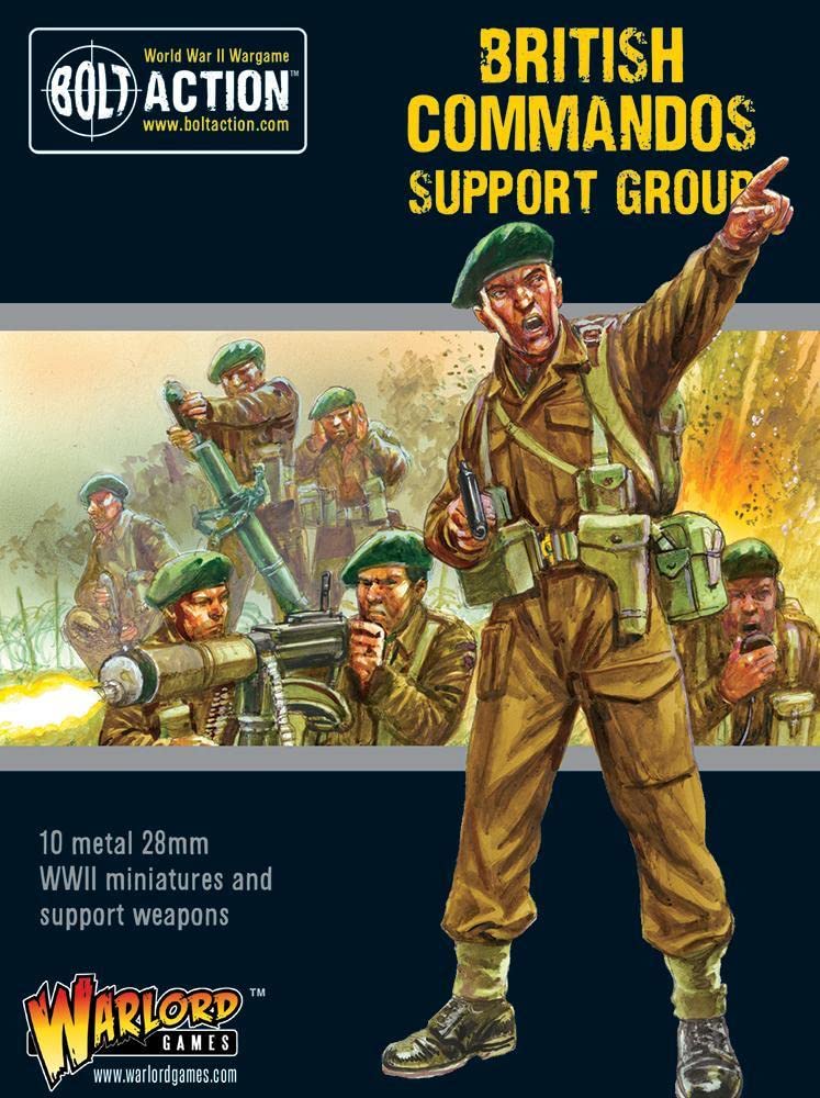 Warlord Games Bolt Action: British Commandos Support Group - Lost City Toys