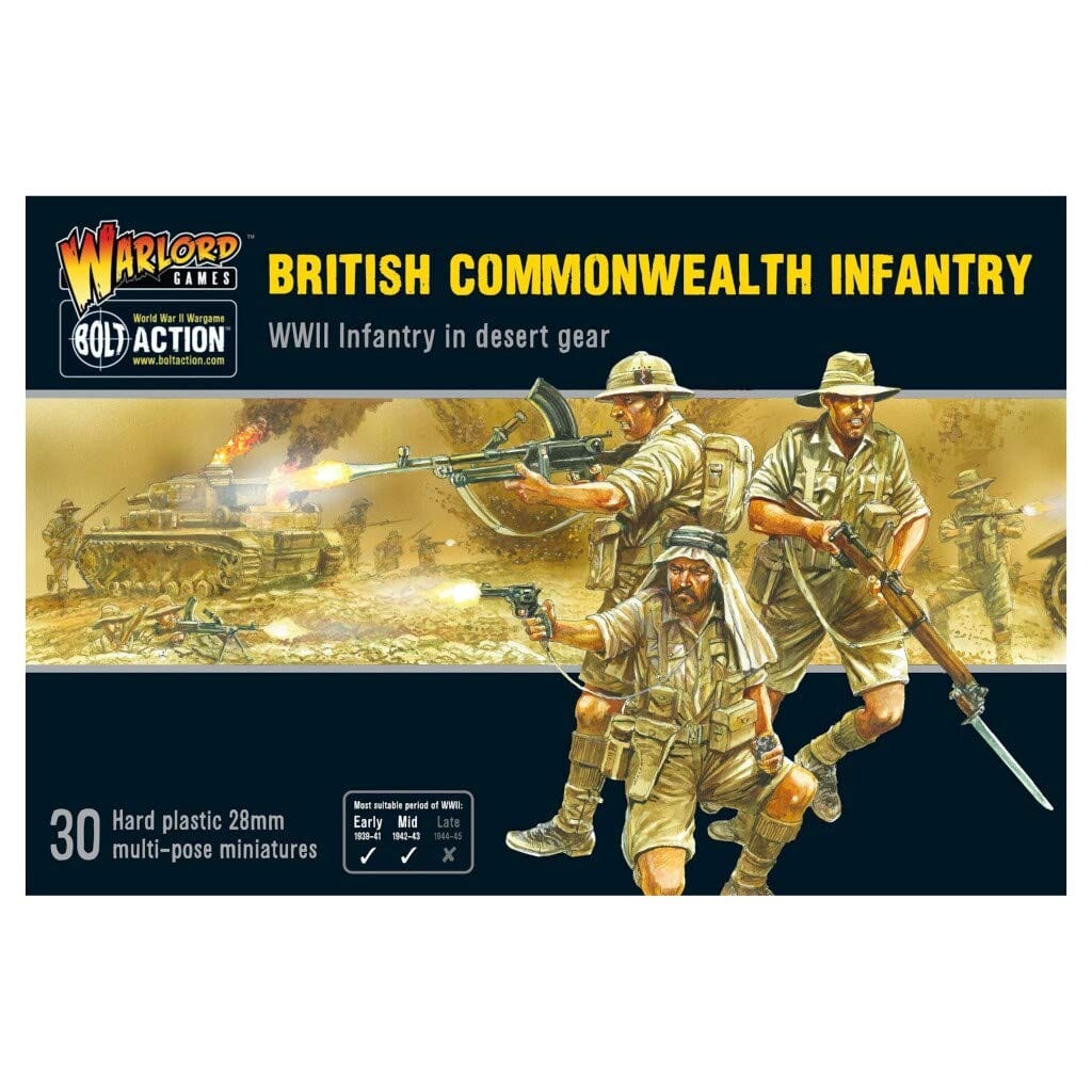 Warlord Games Bolt Action: British Commonwealth Infantry - Lost City Toys