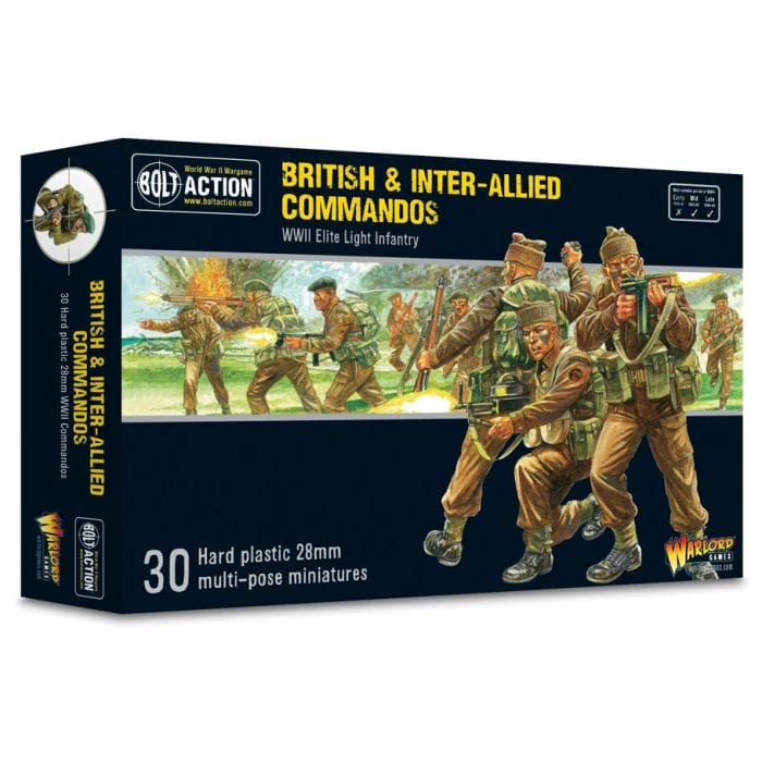 Warlord Games Bolt Action: British & Inter - Allied Commandos - Lost City Toys