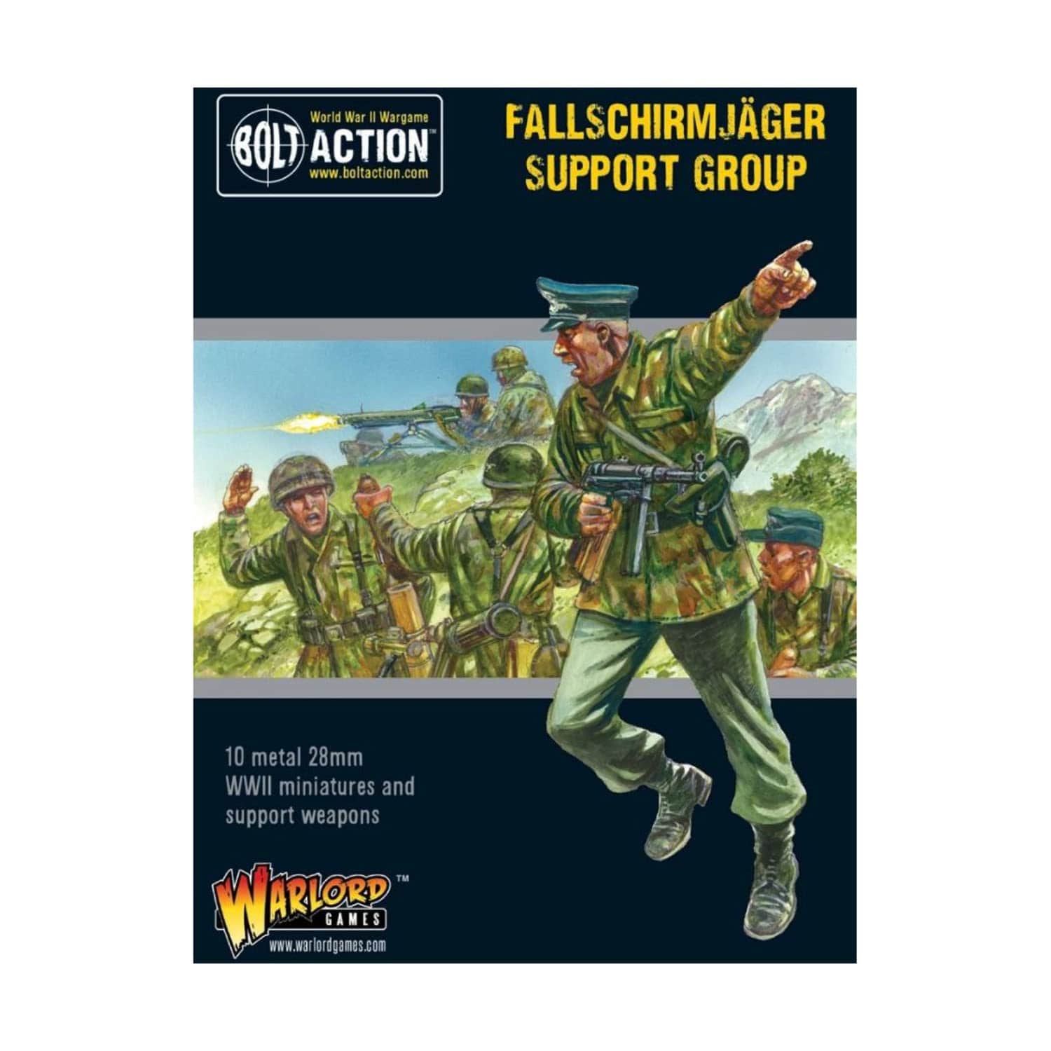 Warlord Games Bolt Action: German Fallschirmjager Support Group - Lost City Toys