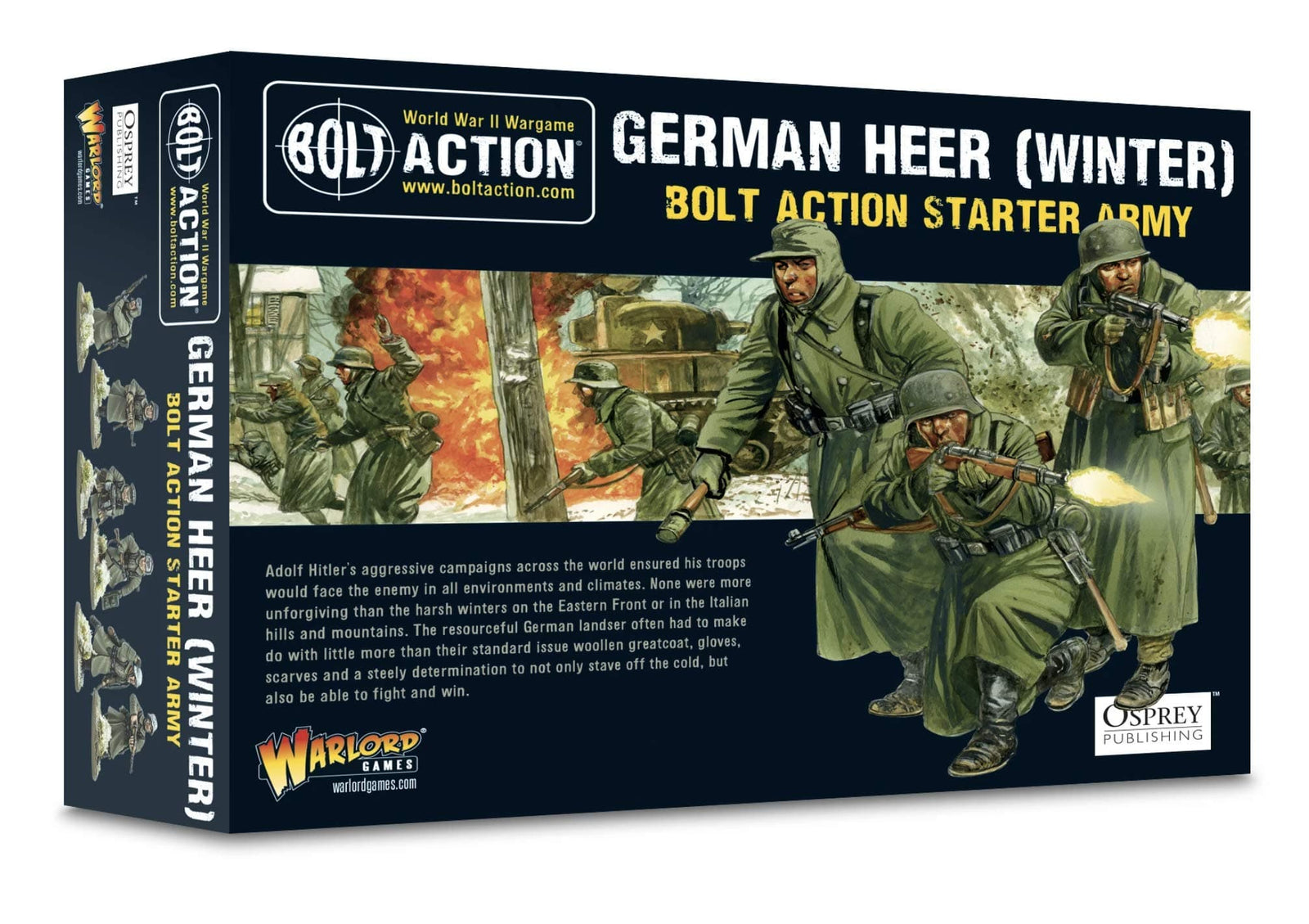 Warlord Games Bolt Action: German Heer Winter Starter Army - Lost City Toys