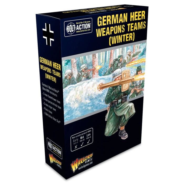 Warlord Games Bolt Action: German Heer (Winter) Weapons Teams - Lost City Toys