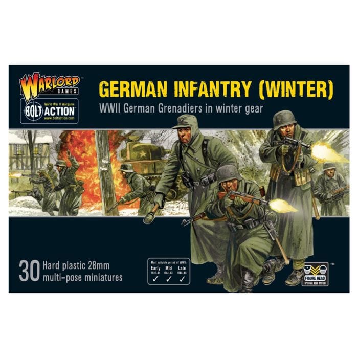 Warlord Games Bolt Action: Germans Infantry (Winter) - Lost City Toys