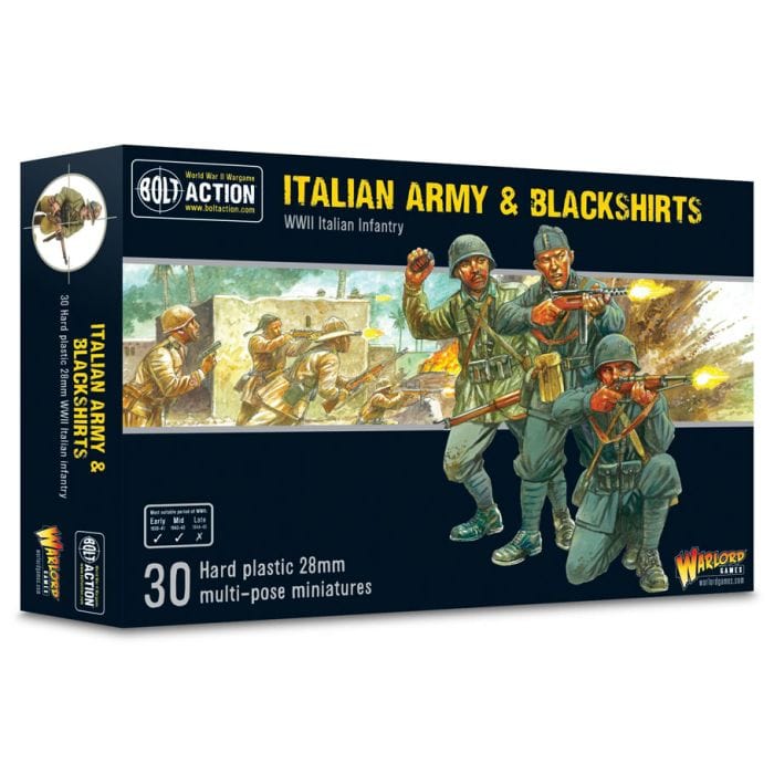 Warlord Games Bolt Action: Italian Army & Blackshirts - Lost City Toys