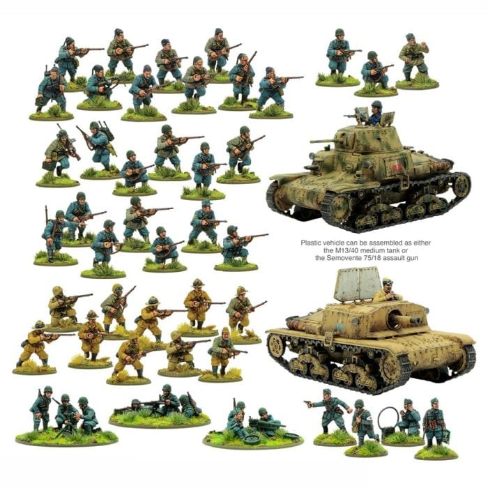 Warlord Games Bolt Action: Italian Army & Blackshirts Starter Army - Lost City Toys