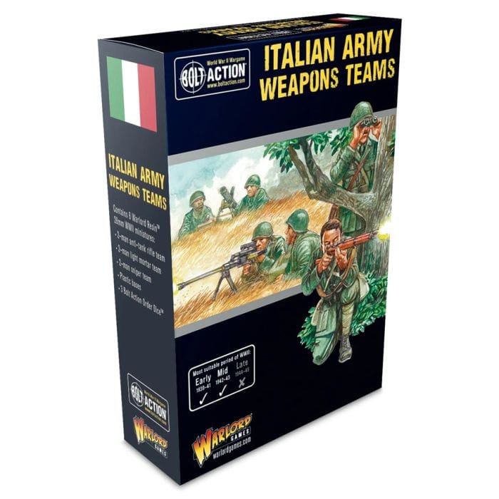 Warlord Games Bolt Action: Italian Army Weapons Teams - Lost City Toys