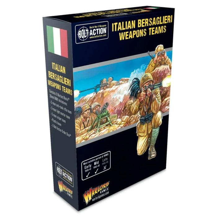 Warlord Games Bolt Action: Italian Bersaglieri Weapons Teams - Lost City Toys