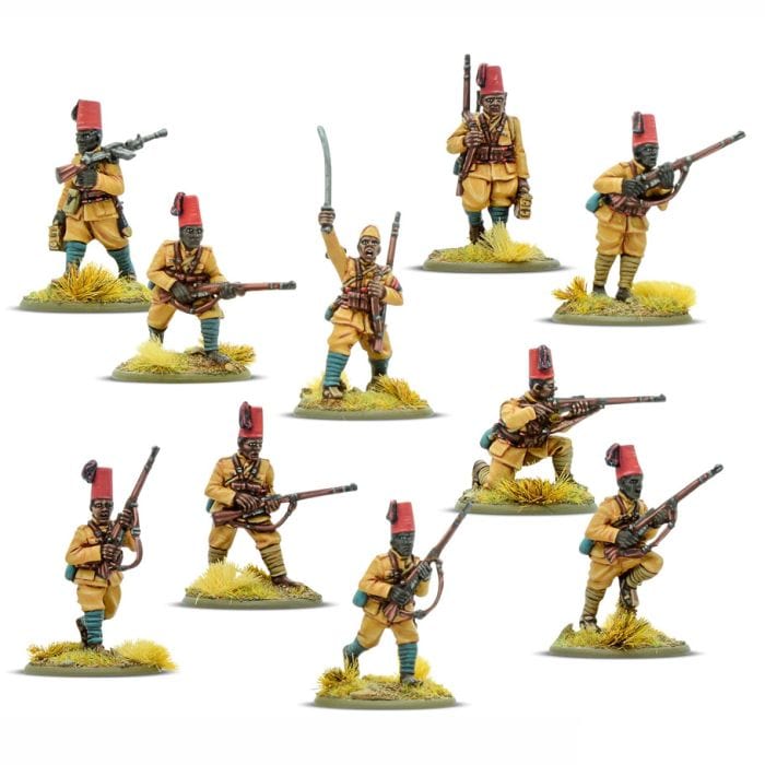 Warlord Games Bolt Action: Italian Colonial Troops Infantry Squad - Lost City Toys