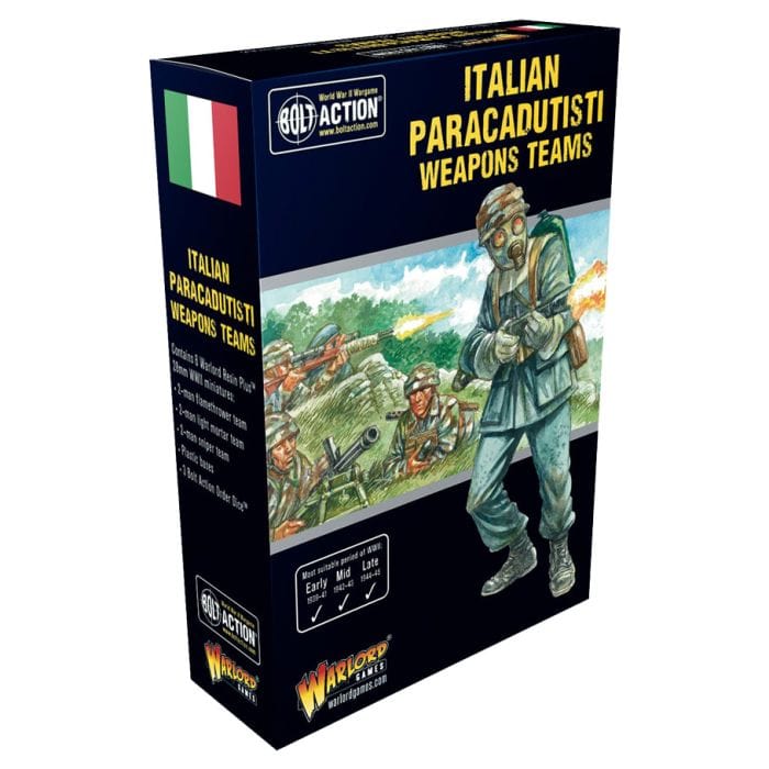 Warlord Games Bolt Action: Italian Paracadutisti weapons teams - Lost City Toys