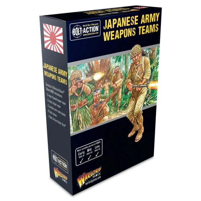 Warlord Games Bolt Action: Japanese Army Weapons Teams - Lost City Toys