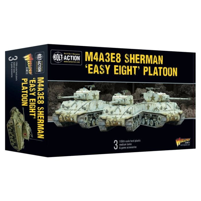 Warlord Games Bolt Action: M4A3E8 Sherman Easy Eight Platoon - Lost City Toys