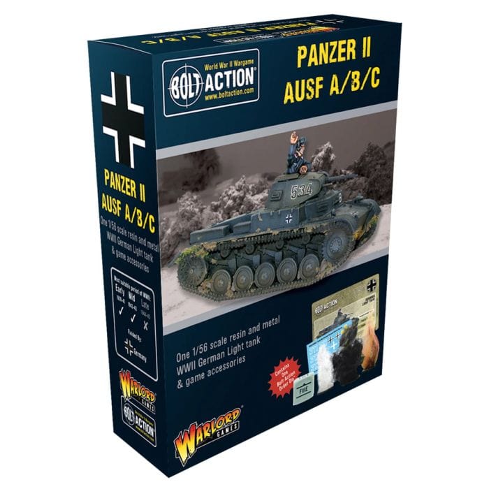 Warlord Games Bolt Action: Panzer II Ausf. A/B/C Light Tank - Lost City Toys