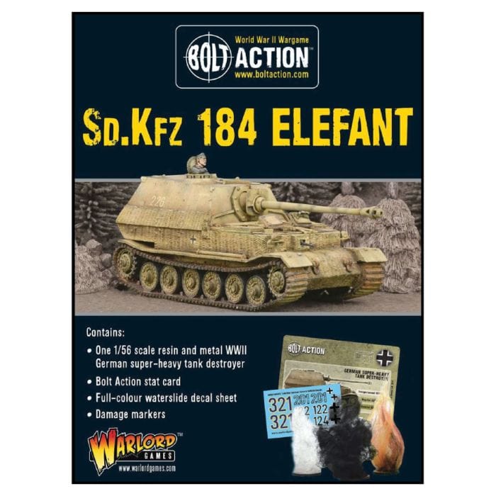 Warlord Games Bolt Action: Sd.Kfz 184 Elefant Super - heavy Tank Destroyer - Lost City Toys