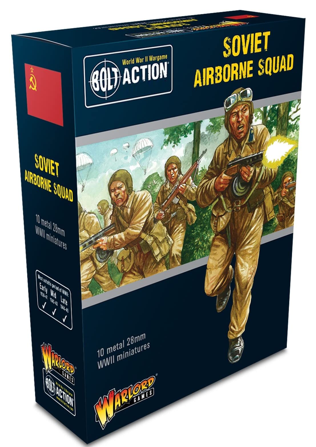 Warlord Games Bolt Action: Soviet Airborne Squad - Lost City Toys