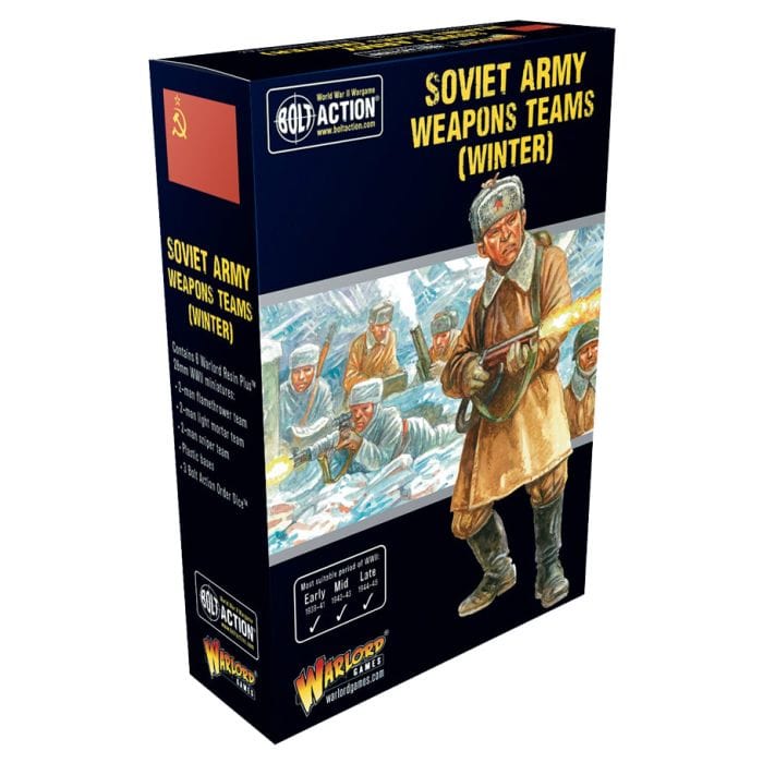 Warlord Games Bolt Action: Soviet Army (Winter) Weapons Teams - Lost City Toys