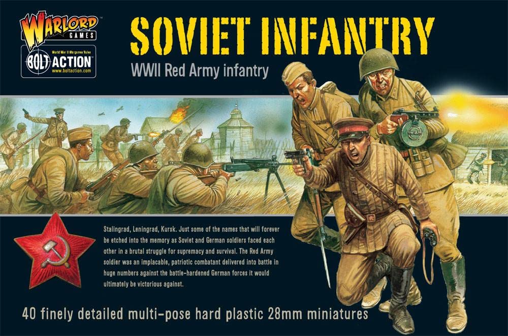 Warlord Games Bolt Action: Soviet Infantry (40) - Lost City Toys