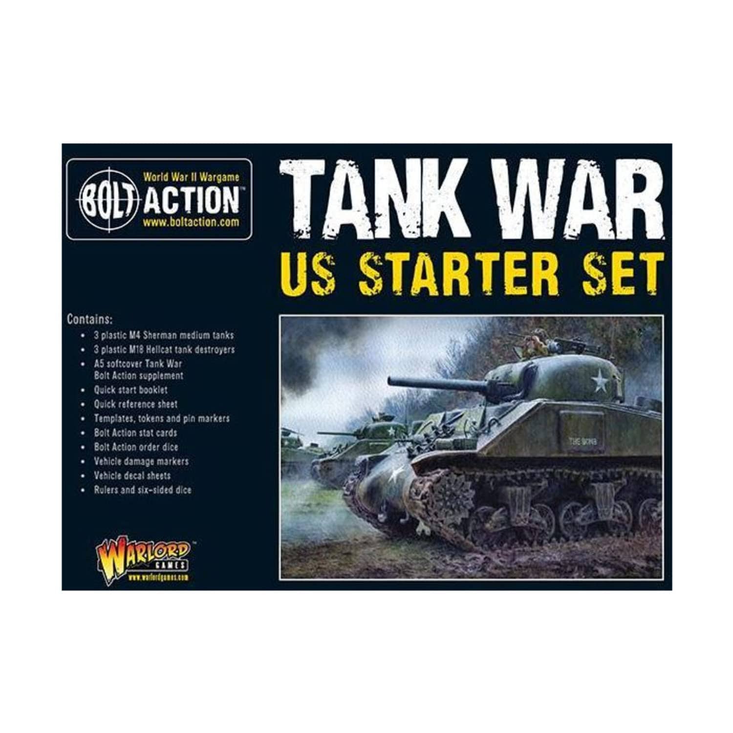 Warlord Games Bolt Action: Tank War US Starter Set - Lost City Toys