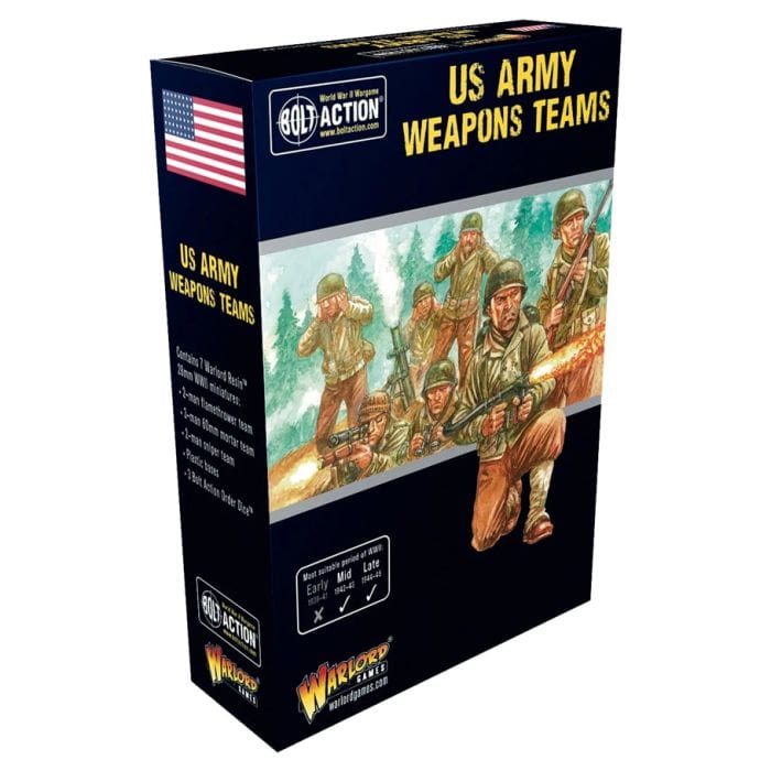 Warlord Games Bolt Action: US Army Weapons Teams - Lost City Toys