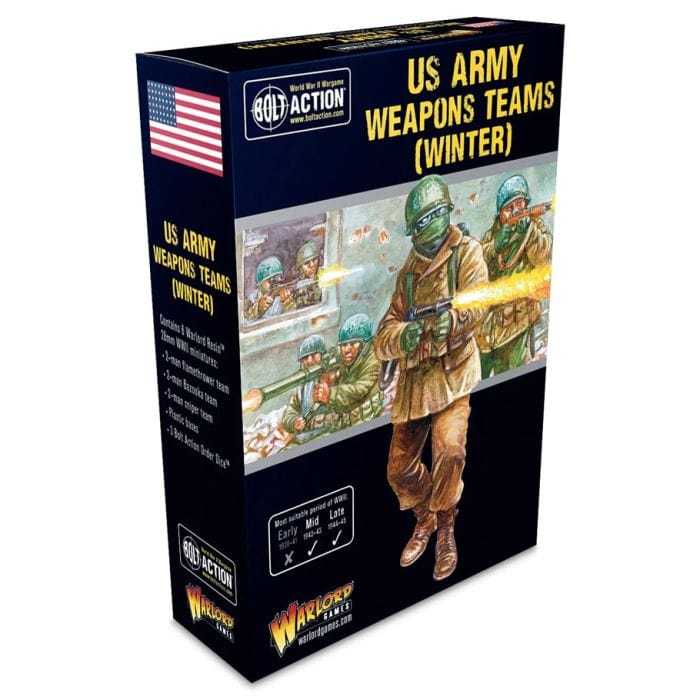 Warlord Games Bolt Action: US Army (Winter) Weapons Teams - Lost City Toys