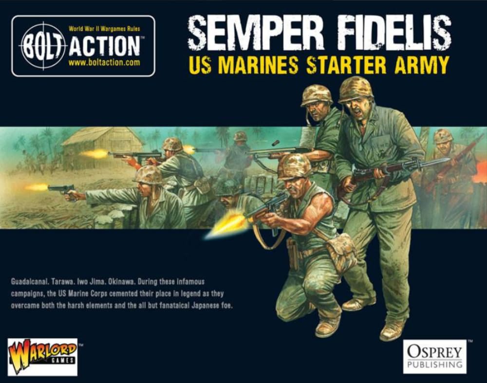 Warlord Games Bolt Action: US Marine Corps Starter Army - Lost City Toys