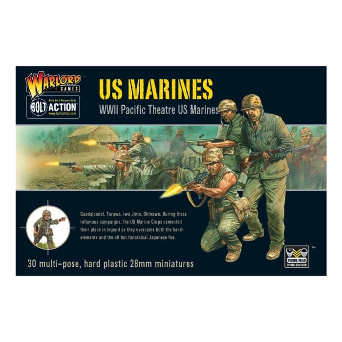 Warlord Games Bolt Action: US Marines plastic boxed set (30) - Lost City Toys